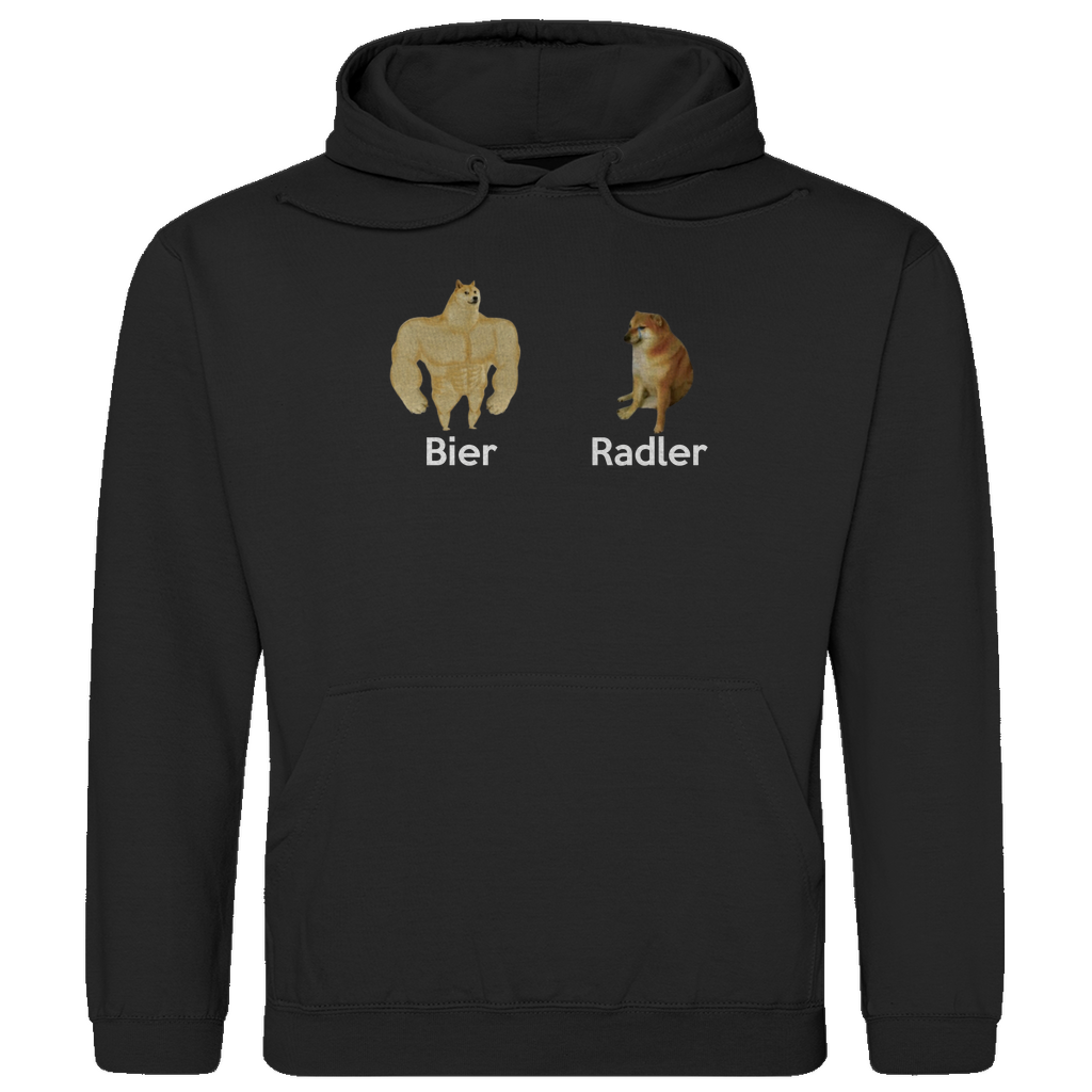 Bier vs Radler - Premium Hoodie Unisex