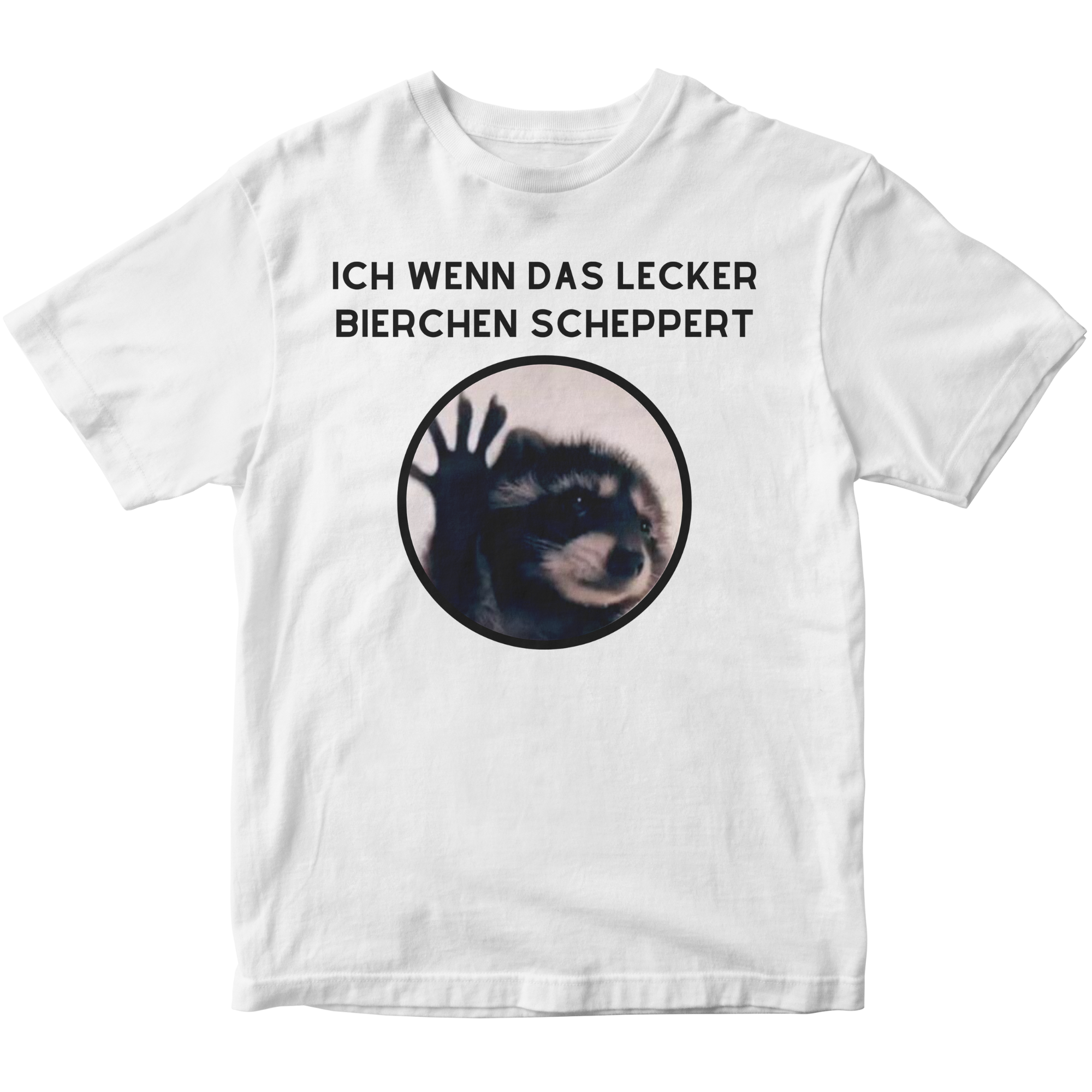 Waschbär Bierchen - Premium T-Shirt Unisex