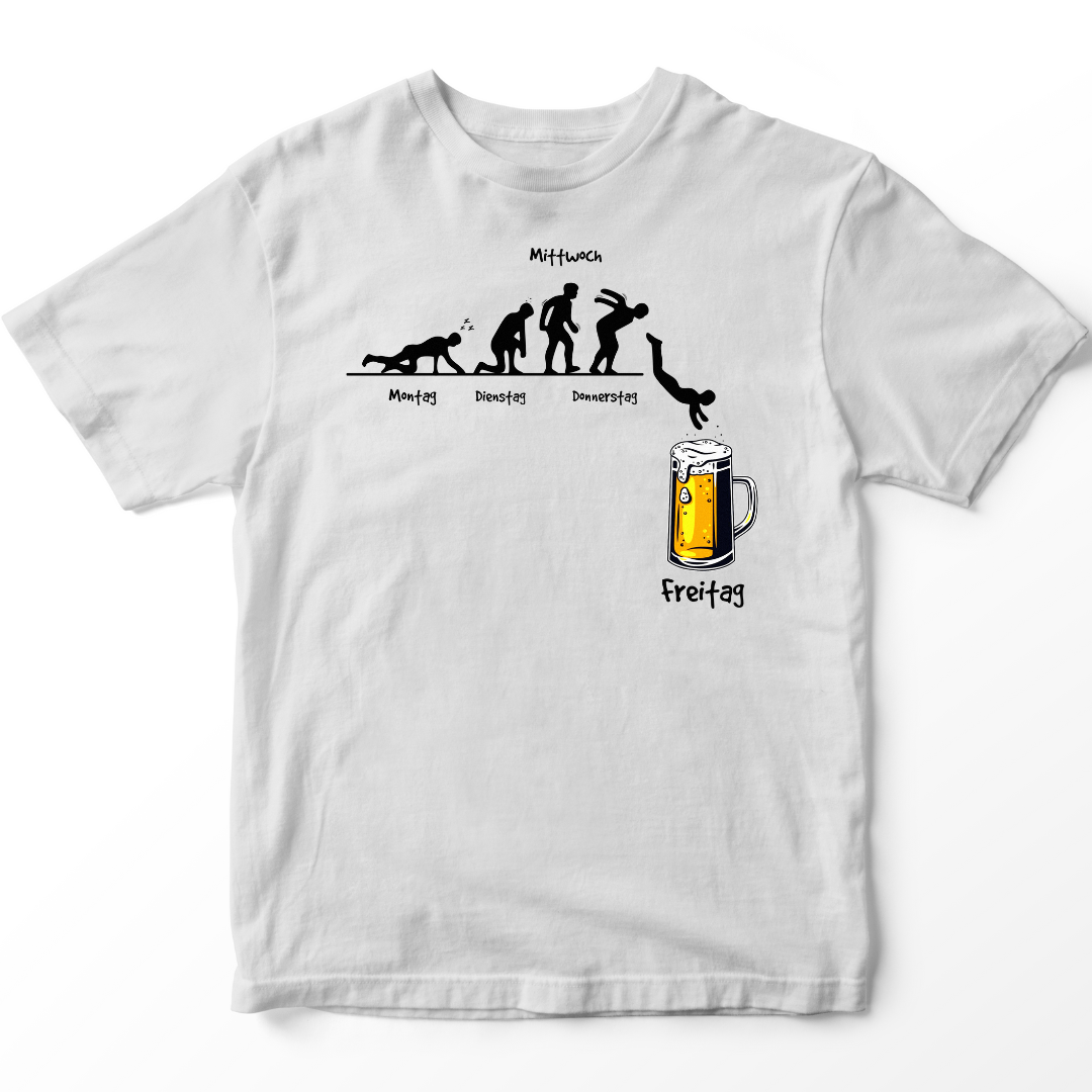 Wochenablauf - Premium T-Shirt