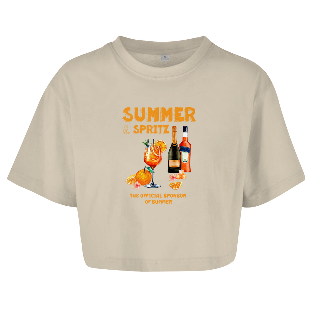 Summer&Spritz - Premium Oversize Crop Top