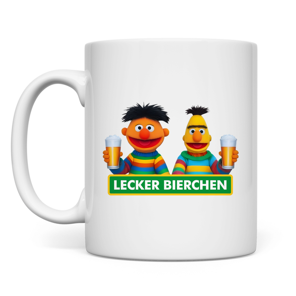Tasse Lecker Bierchen Ernie & Bert