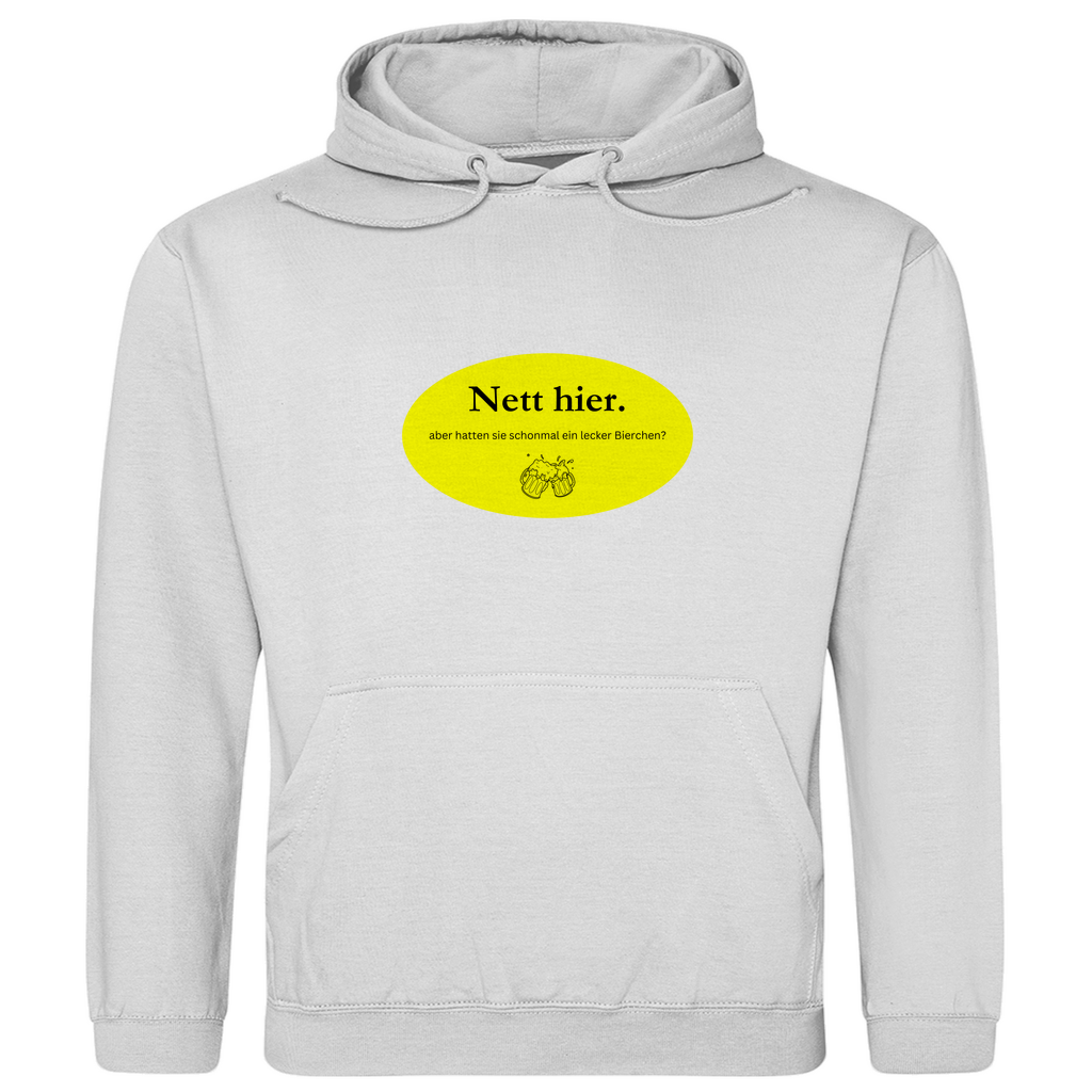 Nett hier - lecker Bierchen - Premium Hoodie