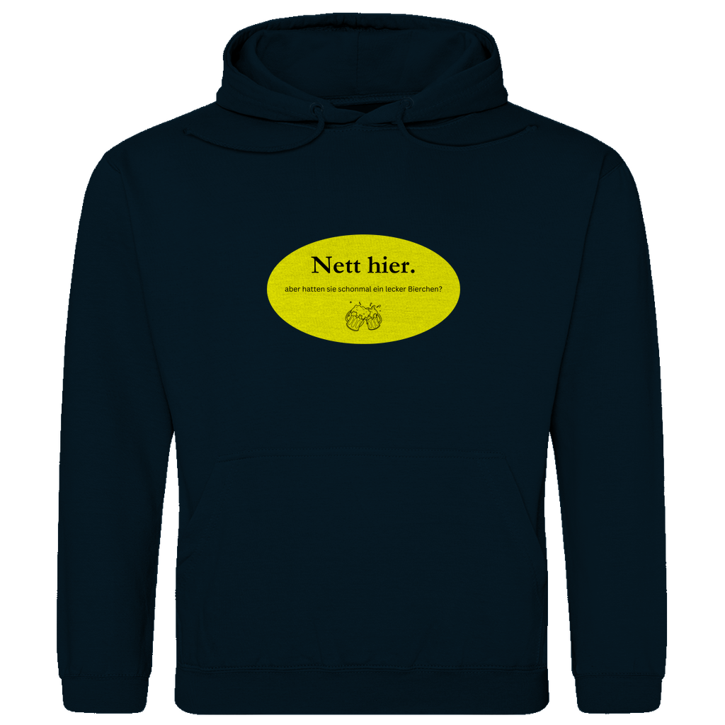 Nett hier - lecker Bierchen - Premium Hoodie