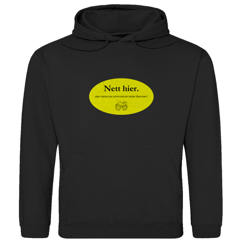 Nett hier - lecker Bierchen - Premium Hoodie