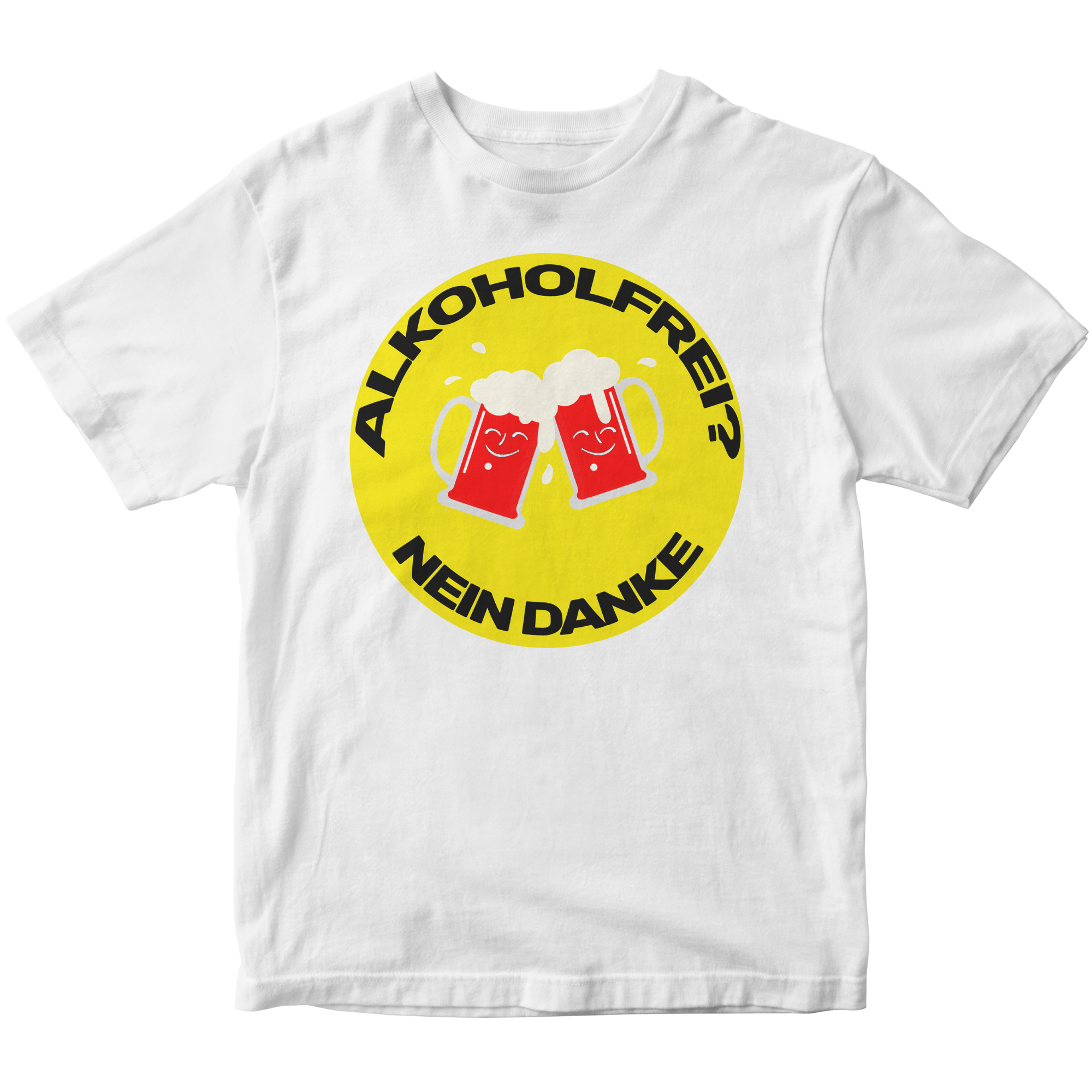 T-Shirt 'Atomkraft – Nein Danke' – 100% Baumwolle, Bequemer Schnitt, Statement-Shirt Für Alltag & Demo