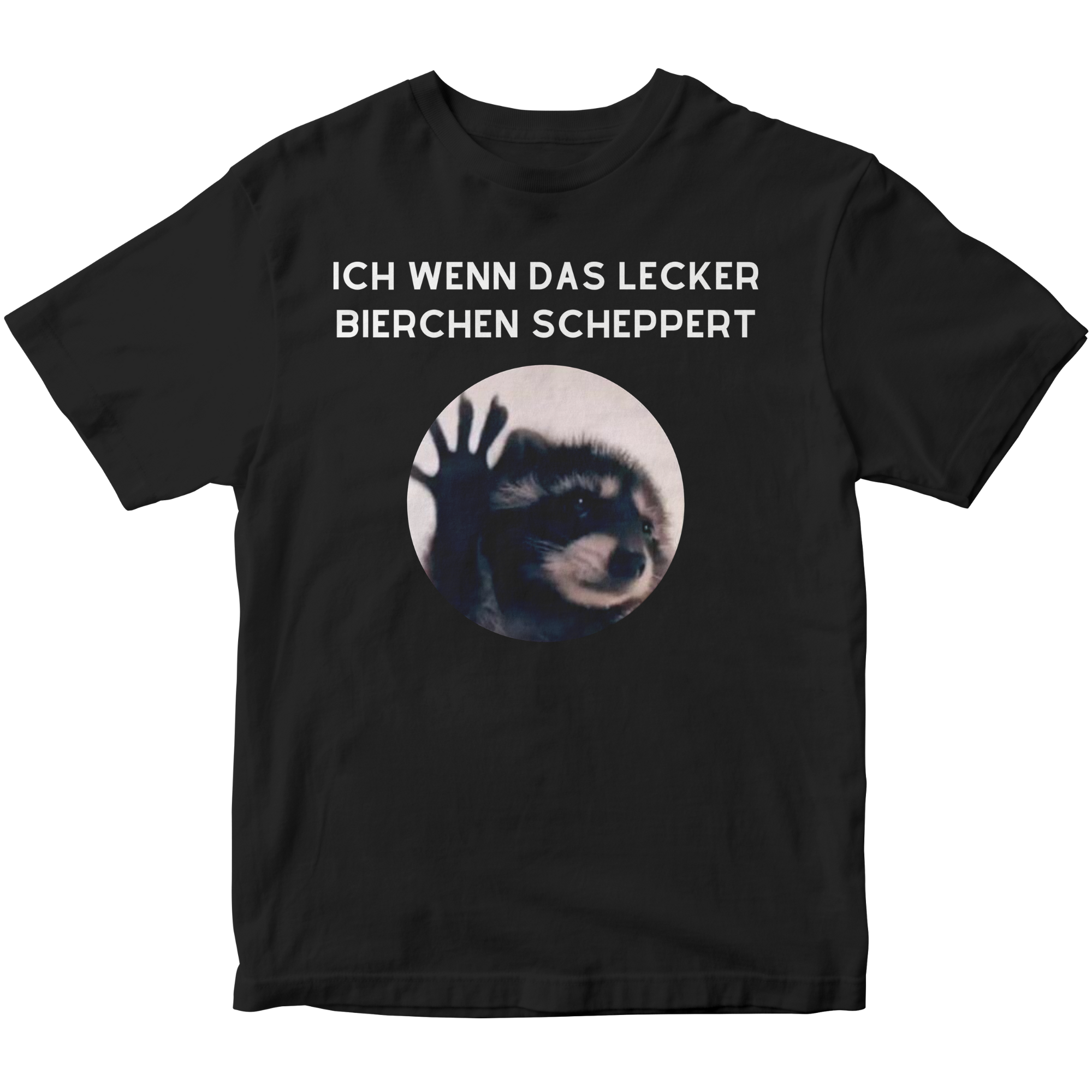 Waschbär Bierchen - Premium T-Shirt Unisex