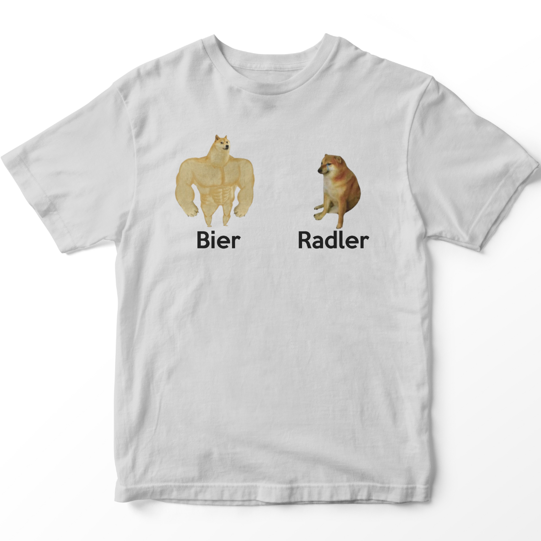 Bier vs Radler - Premium T-Shirt Unisex