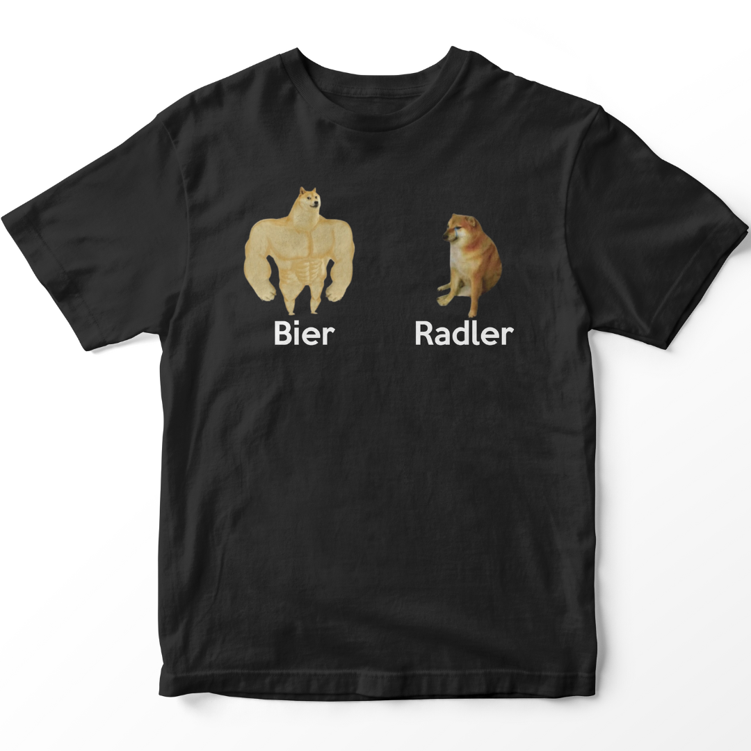 Bier vs Radler - Premium T-Shirt Unisex