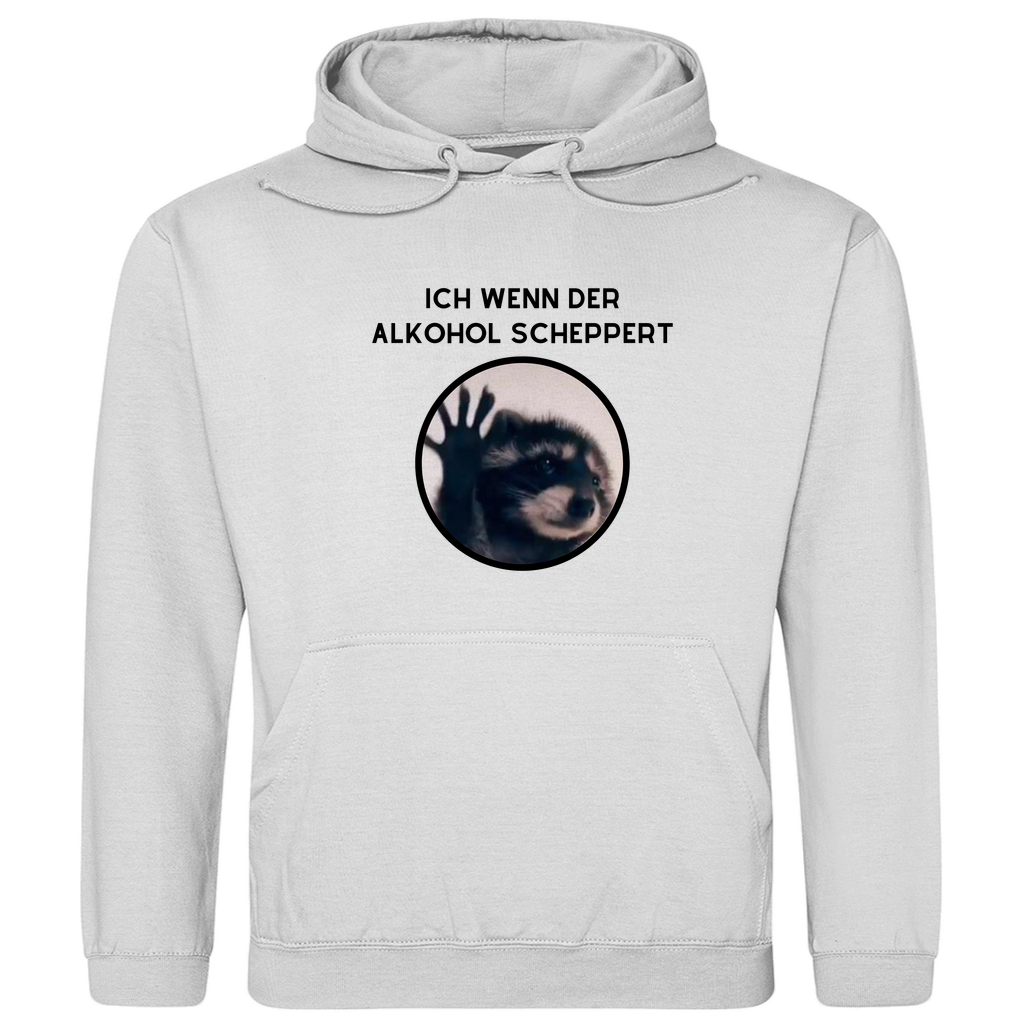 Waschbär Alkohol - Premium Hoodie