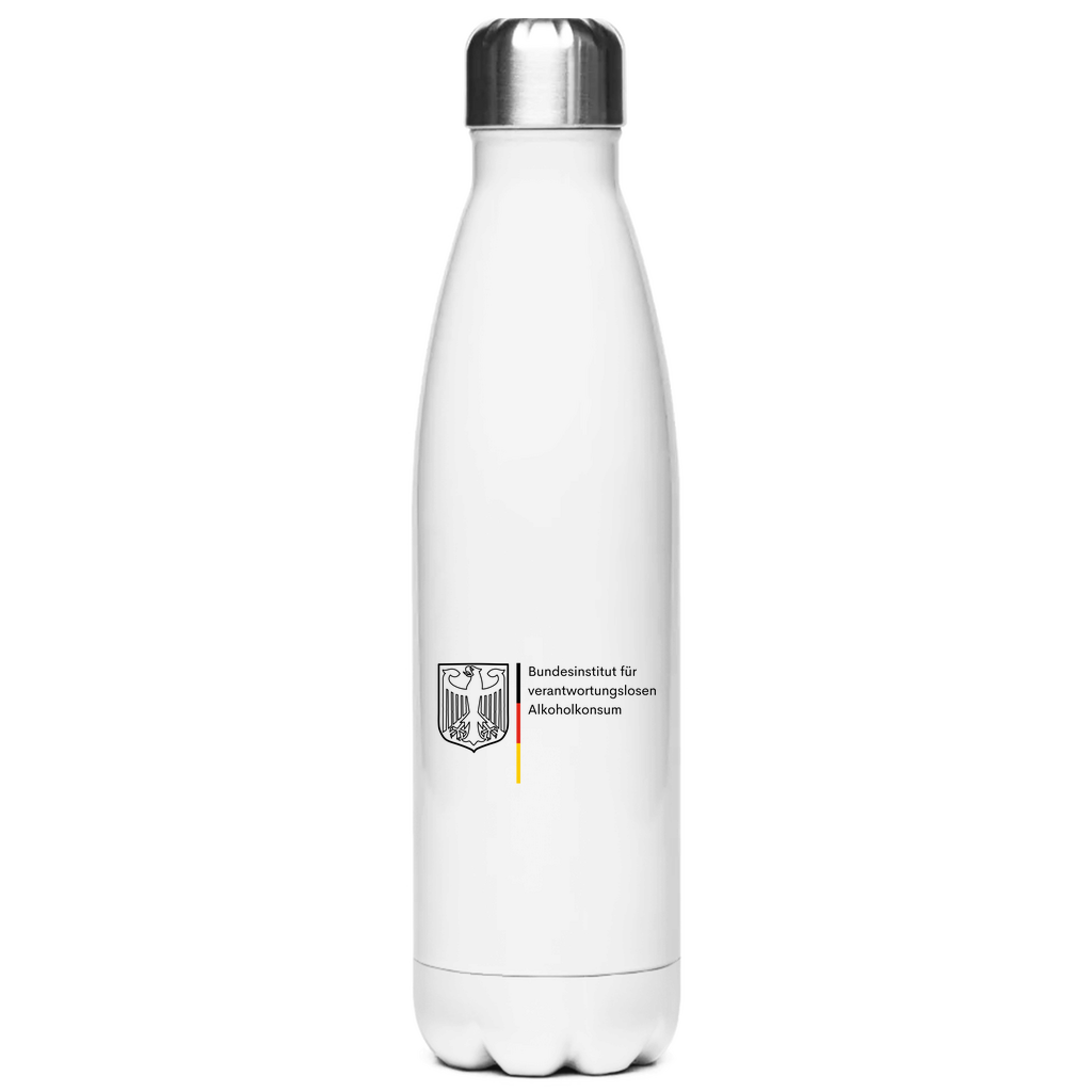 Edelstahl-Thermoflasche Bundesinstitut schwarz