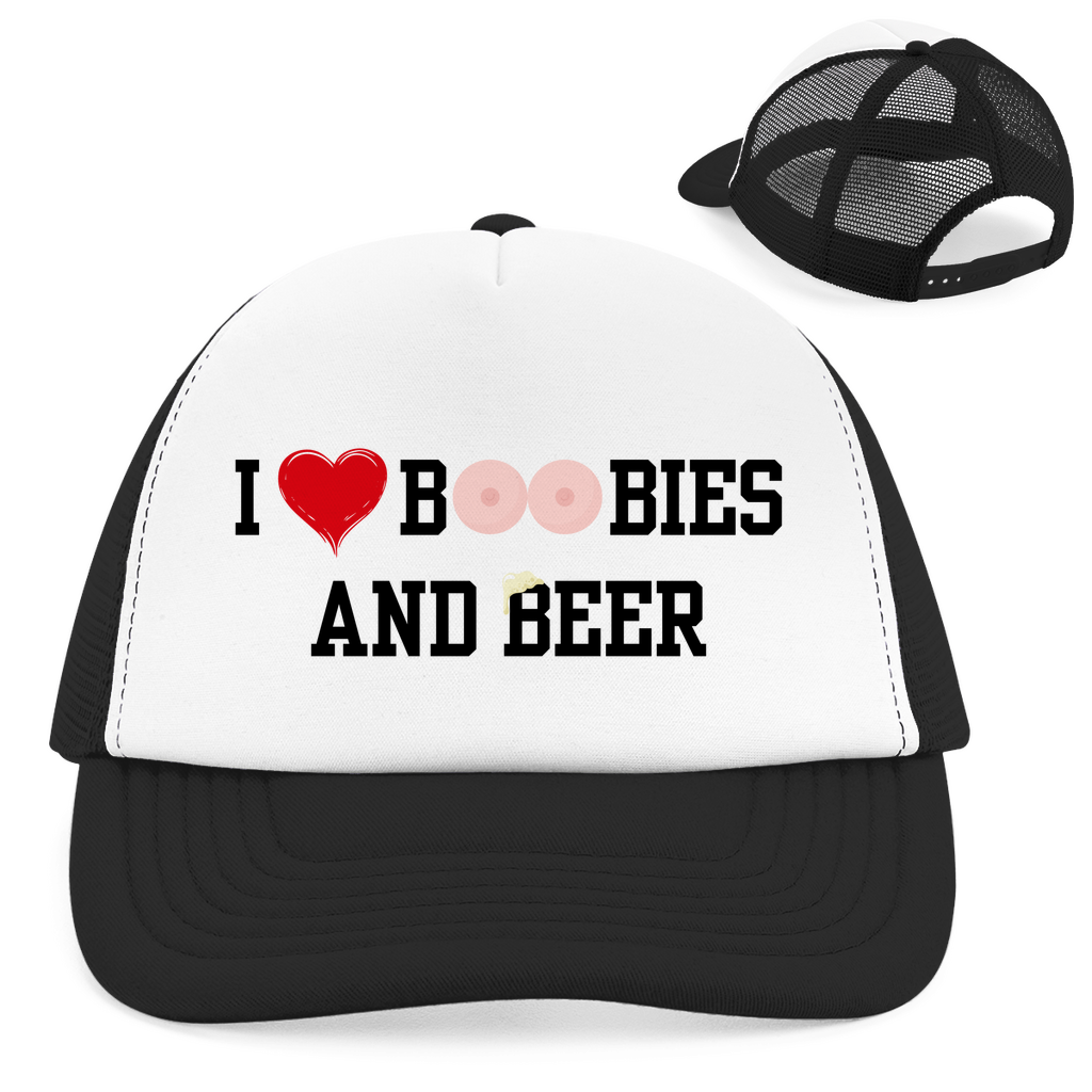 I love Boobis and Beer - Trucker Cap